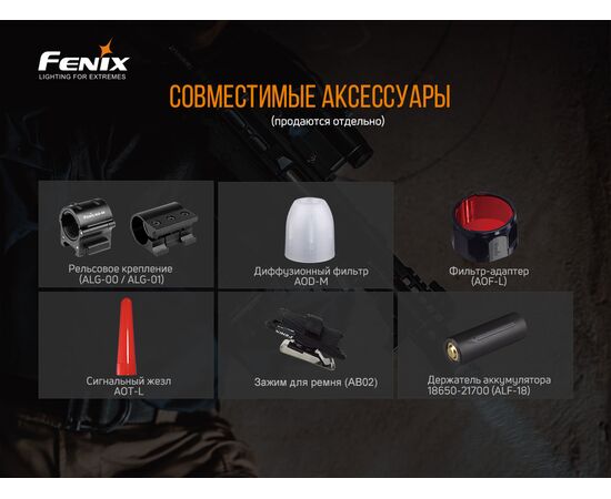 Купить Фонарь ручной Fenix TK22UE, фото , изображение 16, характеристики, отзывы