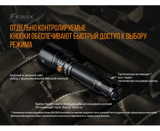 Купить Фонарь  дальность - 350 м  длина фоноря -  150 мм - Fenix TK26R, фото , изображение 9, характеристики, отзывы