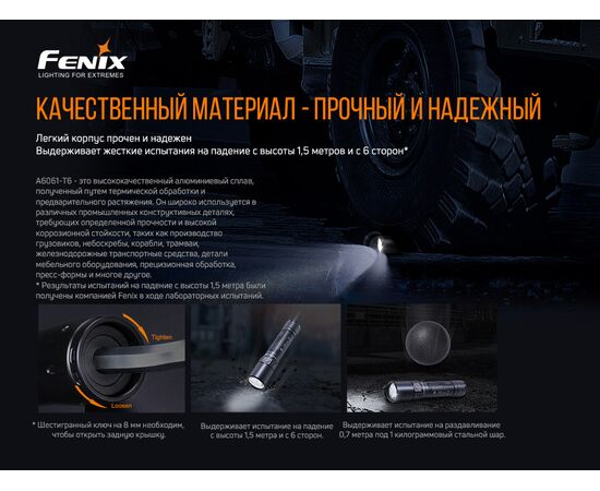 Купить Фонарь ручной Fenix WF30RE, фото , изображение 11, характеристики, отзывы