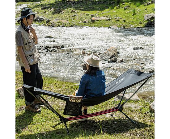 Придбати Гамак розкладний одномісний Naturehike Outdoor Folding Hammock NH20JJ011, 300D Oxford, чорний, image , зображення 5, характеристики, відгуки