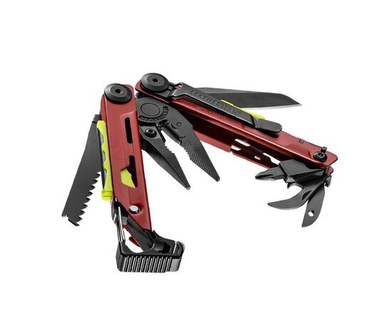 Купить 832745 Мультиінструмент LEATHERMAN SIGNAL CRIMSON, синтетичний 
чохол, картонна коробка, фото , характеристики, отзывы