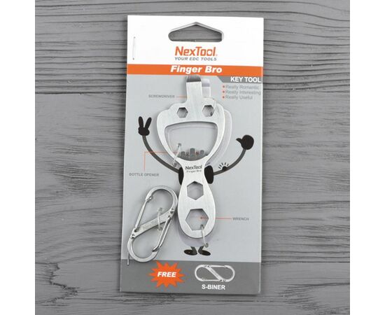 Купить Мини-Мультитул NexTool BOTTLE OPENER Finger Bro KT5009B, фото , изображение 9, характеристики, отзывы