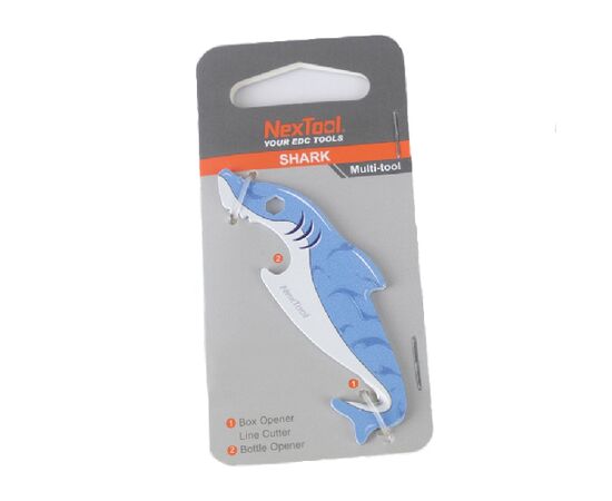 Купить Мини-Мультитул NexTool EDC box cutter Shark KT5521Blue, фото , характеристики, отзывы