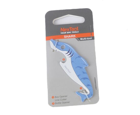 Купить Мини-Мультитул NexTool EDC box cutter Shark KT5521Blue, фото , изображение 2, характеристики, отзывы