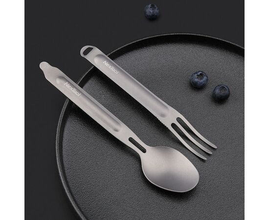 Купить Столовий прибор NexTool Outdoor Spoon Fork KT5525, фото , изображение 2, характеристики, отзывы