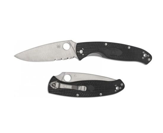 Купить Нож Spyderco Resilience FRN, полусеррейтор, фото , характеристики, отзывы