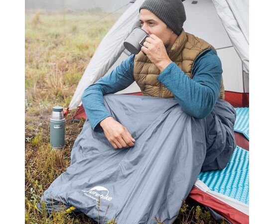 Купить Спальник надлегкий Naturehike Lightweight Summer LW180 NH21MSD09, (15°C), p-p M, світло-зелений, фото , изображение 3, характеристики, отзывы