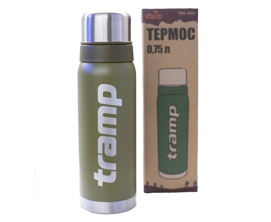 Придбати Термос 0,75 л Tramp TRC-031-olive, image , зображення 3, характеристики, відгуки