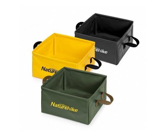 Придбати Ведро складне Naturehike Square bucket 13л army green NH19SJ007, image , характеристики, відгуки