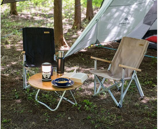 Купить Крісло складне Naturehike Shangye NH19JJ004, алюміній, бежевий, фото , изображение 3, характеристики, отзывы