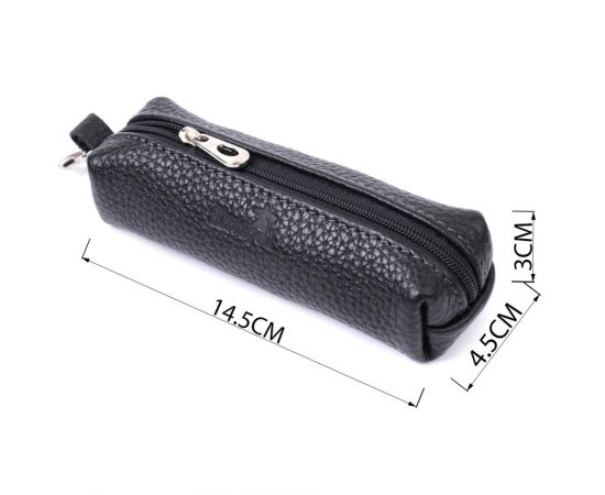 Купить Вместительная ключница унисекс из натуральной кожи Shvigel 16227 Черная, фото , изображение 3, характеристики, отзывы