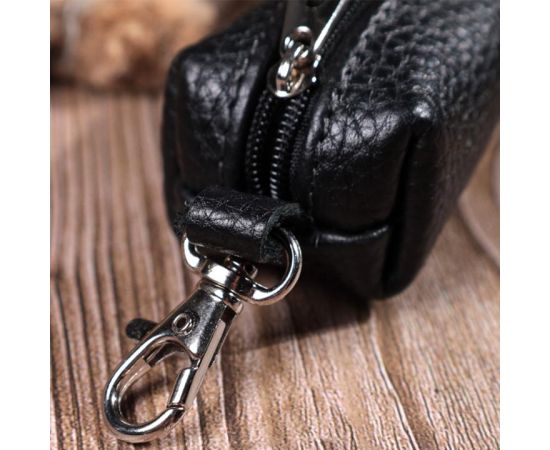 Купить Вместительная ключница унисекс из натуральной кожи Shvigel 16227 Черная, фото , изображение 9, характеристики, отзывы