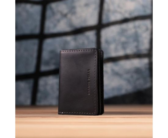 Купить Превосходная обложка на автодокументы в винтажной коже GRANDE PELLE 22872 Черный, фото , изображение 9, характеристики, отзывы