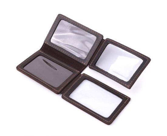 Купить Стильная обложка на автодокументы в винтажной коже GRANDE PELLE 22873 Темно-коричневая, фото , изображение 6, характеристики, отзывы