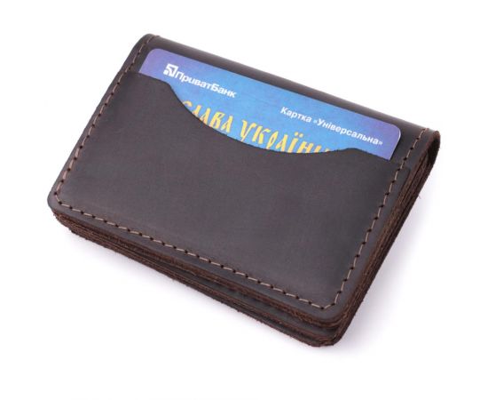 Купить Стильная обложка на автодокументы в винтажной коже GRANDE PELLE 22873 Темно-коричневая, фото , изображение 8, характеристики, отзывы