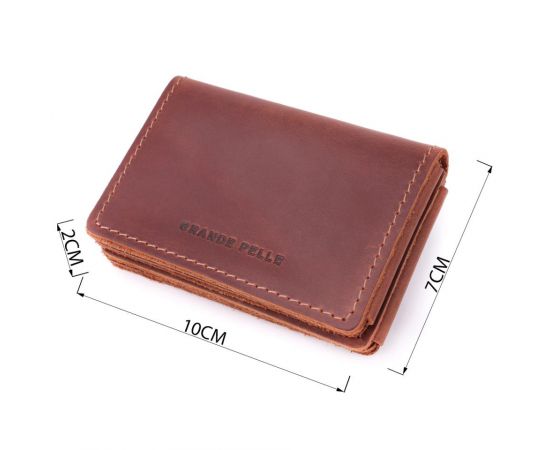 Купить Стильная обложка на автодокументы в винтажной коже GRANDE PELLE 22874 Светло-коричневая, фото , изображение 3, характеристики, отзывы