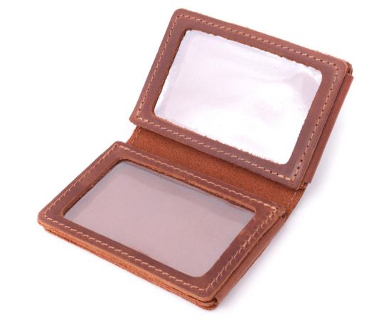 Купить Стильная обложка на автодокументы в винтажной коже GRANDE PELLE 22874 Светло-коричневая, фото , изображение 5, характеристики, отзывы