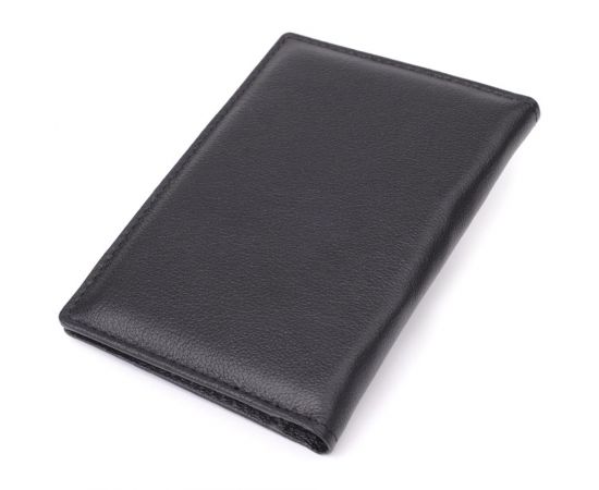 Купить Стильная обложка на паспорт универсального формата из натуральной кожи ST Leather 23078 Черный, фото , изображение 2, характеристики, отзывы