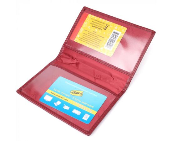 Купить Красивая обложка на паспорт универсального формата из натуральной кожи ST Leather 23079 Бордовый, фото , изображение 7, характеристики, отзывы