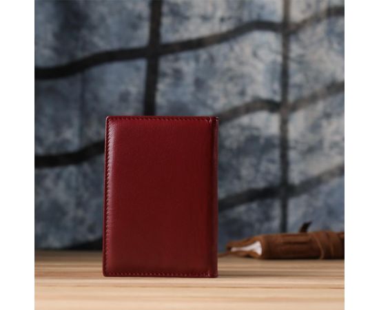 Купить Красивая обложка на паспорт универсального формата из натуральной кожи ST Leather 23079 Бордовый, фото , изображение 9, характеристики, отзывы