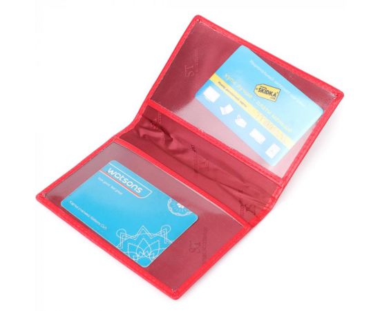 Купить Яркая обложка на паспорт универсального формата из натуральной кожи ST Leather 23080 Красный, фото , изображение 6, характеристики, отзывы