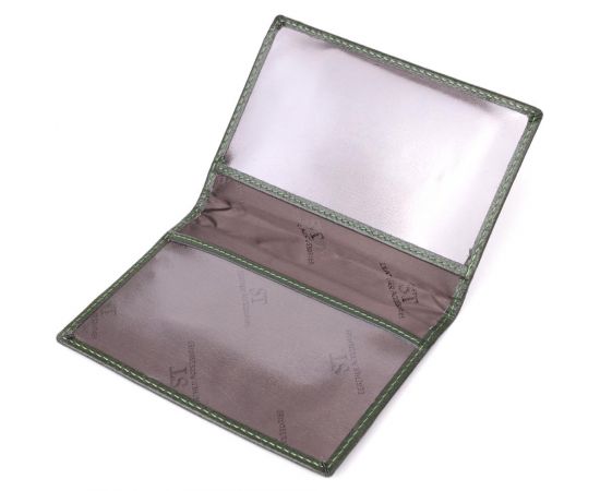 Купить Практичная обложка на паспорт универсального формата из натуральной кожи ST Leather 23081 Зеленый, фото , изображение 5, характеристики, отзывы