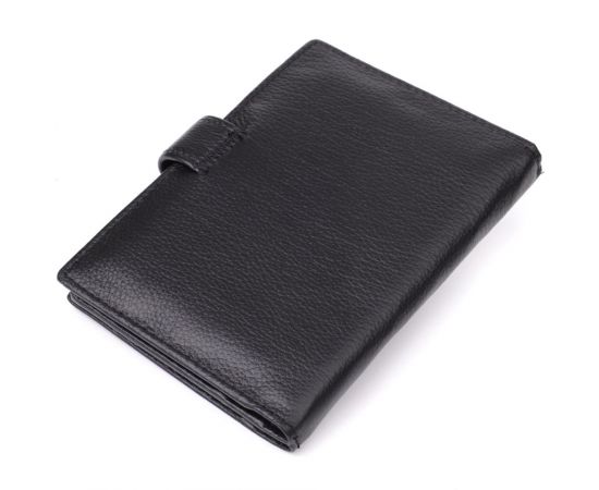 Купить Вместительная обложка на документы унисекс из натуральной кожи ST Leather 23116 Черный, фото , изображение 2, характеристики, отзывы