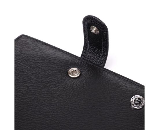 Купить Вместительная обложка на документы унисекс из натуральной кожи ST Leather 23116 Черный, фото , изображение 5, характеристики, отзывы