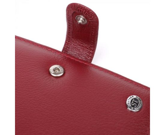 Купить Стильная обложка на документы для женщин из натуральной кожи ST Leather 23117 Бордовый, фото , изображение 5, характеристики, отзывы