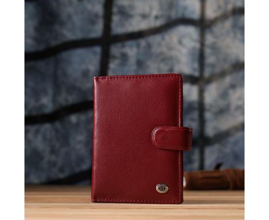 Купить Стильная обложка на документы для женщин из натуральной кожи ST Leather 23117 Бордовый, фото , изображение 9, характеристики, отзывы