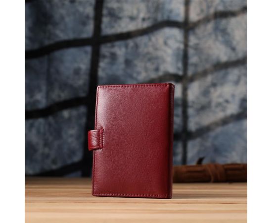 Купить Стильная обложка на документы для женщин из натуральной кожи ST Leather 23117 Бордовый, фото , изображение 10, характеристики, отзывы