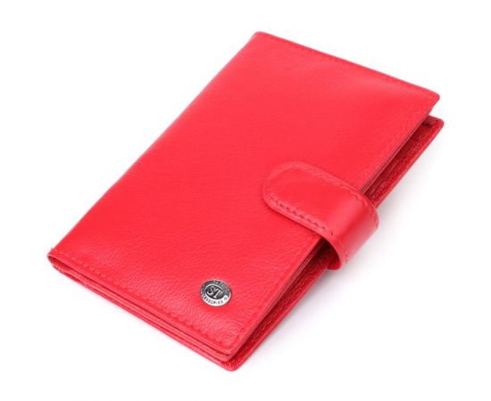 Купить Красивая обложка на документы для женщин из натуральной кожи ST Leather 23118 Красный, фото , характеристики, отзывы