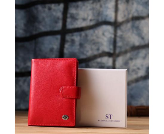 Купить Красивая обложка на документы для женщин из натуральной кожи ST Leather 23118 Красный, фото , изображение 11, характеристики, отзывы