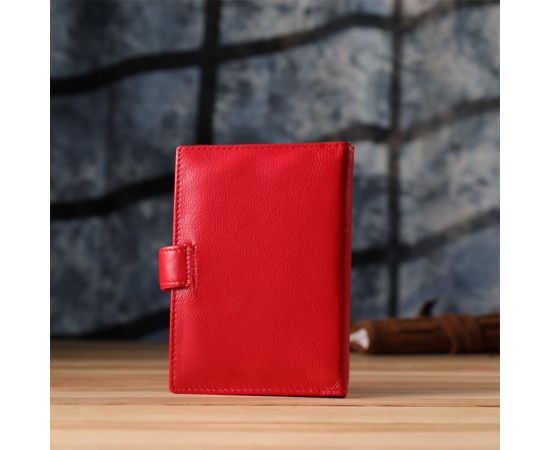 Купить Красивая обложка на документы для женщин из натуральной кожи ST Leather 23118 Красный, фото , изображение 10, характеристики, отзывы