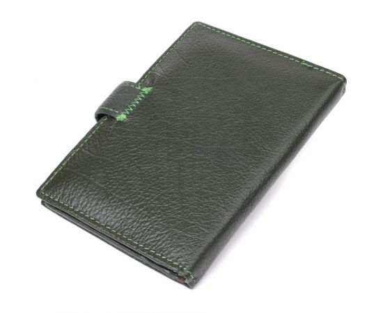 Купить Оригинальная обложка на документы унисекс из натуральной кожи ST Leather 23119 Зеленый, фото , изображение 2, характеристики, отзывы