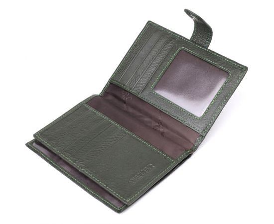 Купить Оригинальная обложка на документы унисекс из натуральной кожи ST Leather 23119 Зеленый, фото , изображение 7, характеристики, отзывы