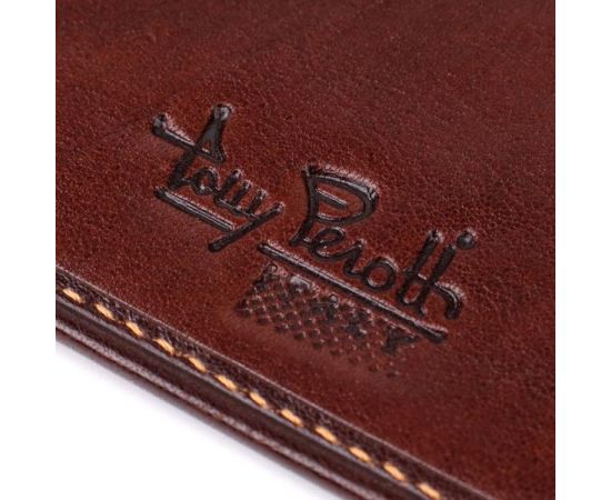 Придбати Универсальная обложка на паспорт из глянцевой натуральной кожи Tony Perotti 20890_1 (1597 moro) Коричневый, image , зображення 6, характеристики, відгуки