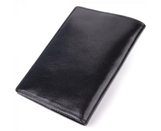 Придбати Красивая обложка на паспорт из глянцевой натуральной кожи Tony Perotti 20891_1 (1597 nero) Черный, image , зображення 2, характеристики, відгуки