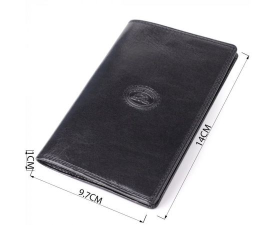 Придбати Красивая обложка на паспорт из глянцевой натуральной кожи Tony Perotti 20891_1 (1597 nero) Черный, image , зображення 3, характеристики, відгуки