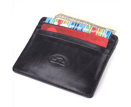 Придбати Стильный картхолдер из глянцевой натуральной кожи Tony Perotti 20894_1 (2236 nero) Черный, image , зображення 6, характеристики, відгуки