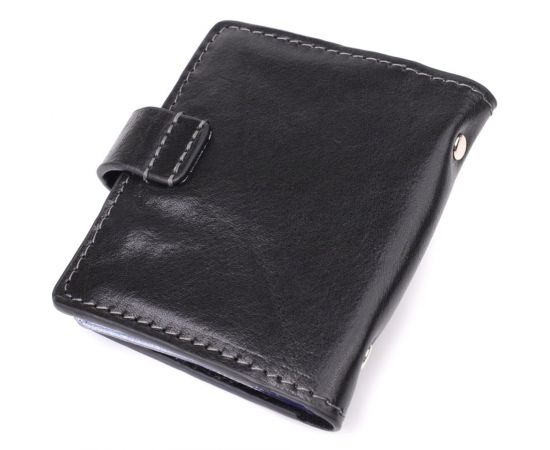 Купить Визитница унисекс из натуральной гладкой кожи GRANDE PELLE 22941 Черная, фото , изображение 2, характеристики, отзывы