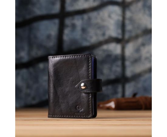 Купить Визитница унисекс из натуральной гладкой кожи GRANDE PELLE 22941 Черная, фото , изображение 8, характеристики, отзывы