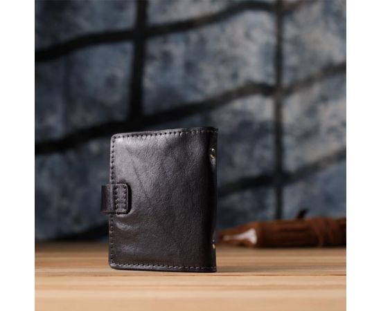 Купить Визитница унисекс из натуральной гладкой кожи GRANDE PELLE 22941 Черная, фото , изображение 9, характеристики, отзывы