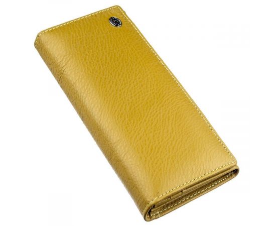 Купить Классический кошелек для женщин на магните ST Leather 18871 Горчичный, фото , характеристики, отзывы