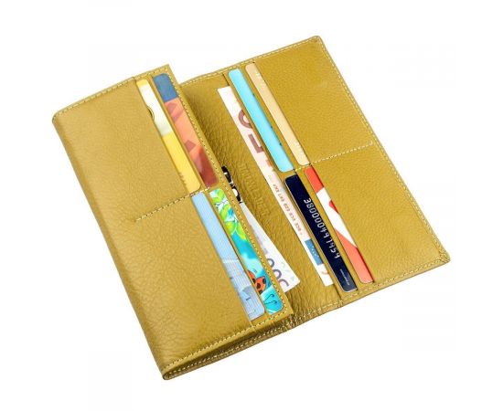 Купить Классический кошелек для женщин на магните ST Leather 18871 Горчичный, фото , изображение 4, характеристики, отзывы