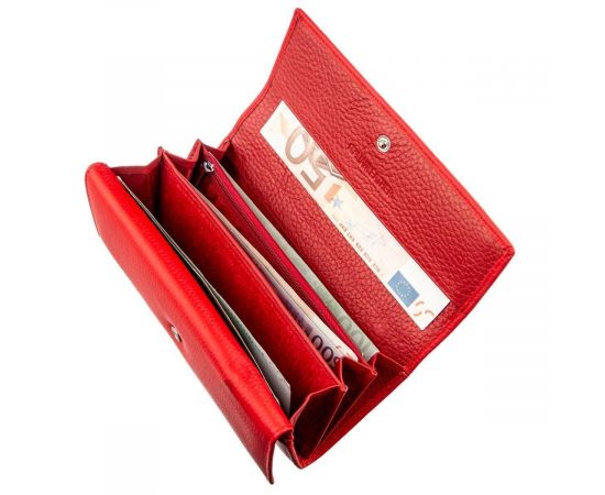 Купить Яркий женский кошелек на кнопке ST Leather 18954 Красный, фото , изображение 5, характеристики, отзывы