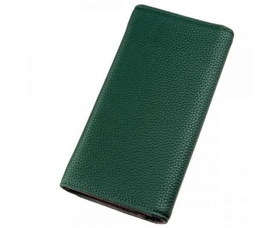 Купить Кошелек женский из зернистой экокожи KIVI 19057 Зеленый, фото , изображение 2, характеристики, отзывы
