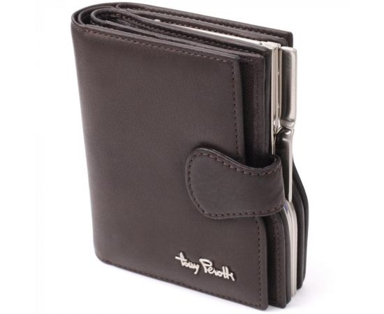 Купить Вместительный женский вертикальный кошелек из натуральной кожи Tony Perotti 20841_1 (2656 moro) Коричневый, фото , характеристики, отзывы
