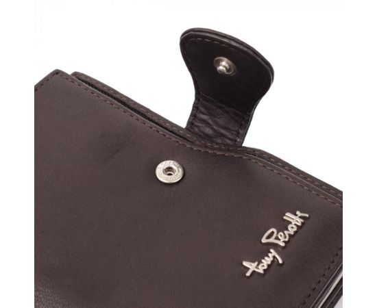 Купить Вместительный женский вертикальный кошелек из натуральной кожи Tony Perotti 20841_1 (2656 moro) Коричневый, фото , изображение 6, характеристики, отзывы