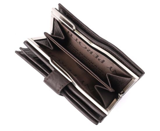 Купить Вместительный женский вертикальный кошелек из натуральной кожи Tony Perotti 20841_1 (2656 moro) Коричневый, фото , изображение 9, характеристики, отзывы